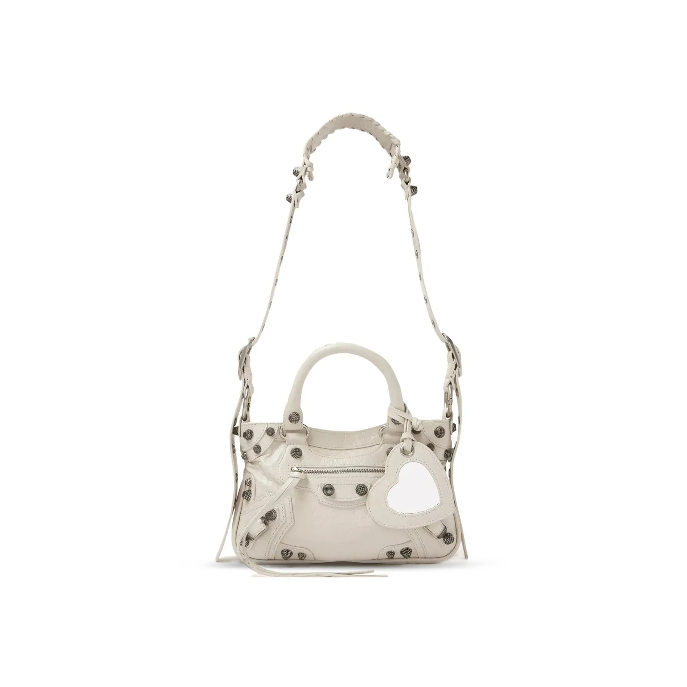 Ba*len*cia*ga neo cagole shoulder bag in white 7515231vg9y9914 (29.2*23.8*5cm)